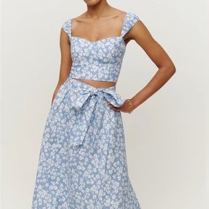 Reformation Clyde Linen Two Piece